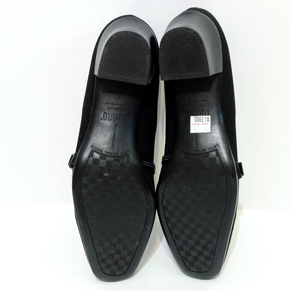 NWOB Munro American Cindi Black Work/Dress Pump Block Heel Shoe 7N - Picture 7 of 9